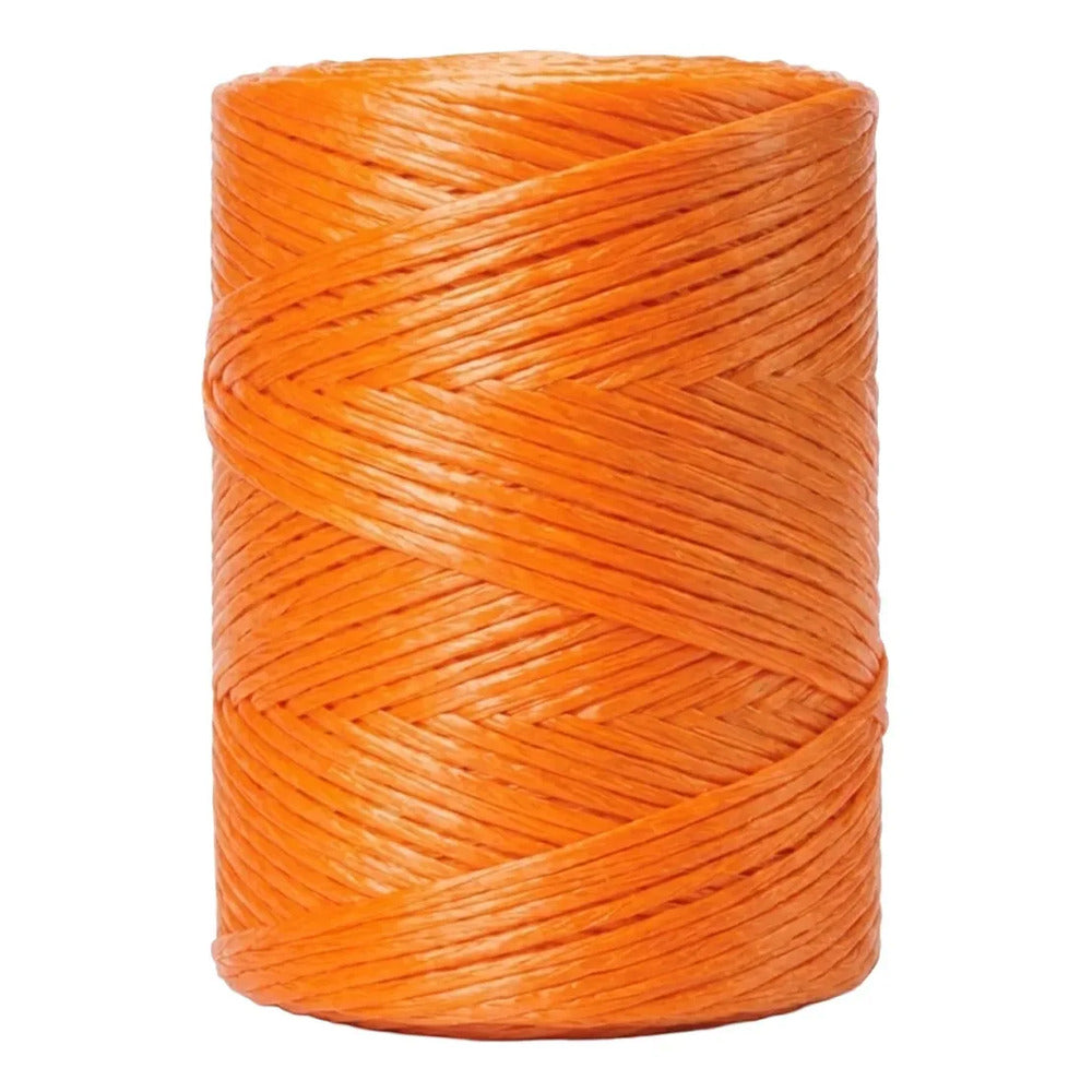 Rafia Fibrilada Naranja Bobina De 1kg Manualidades Arreglos Naranja