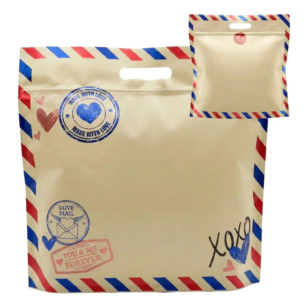 10 Bolsa Doypack Herméticas Zipper Alta Barrera San Valentín