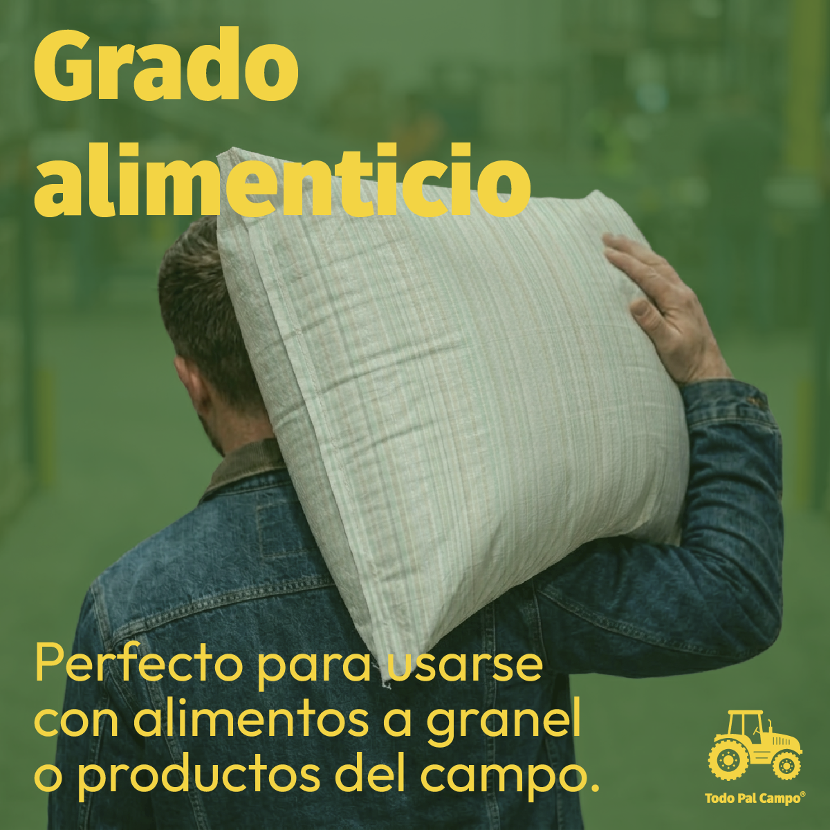 10 Pack Saco 54x100 Ecológico Grado Alimenticio E Inocuo Ecológico