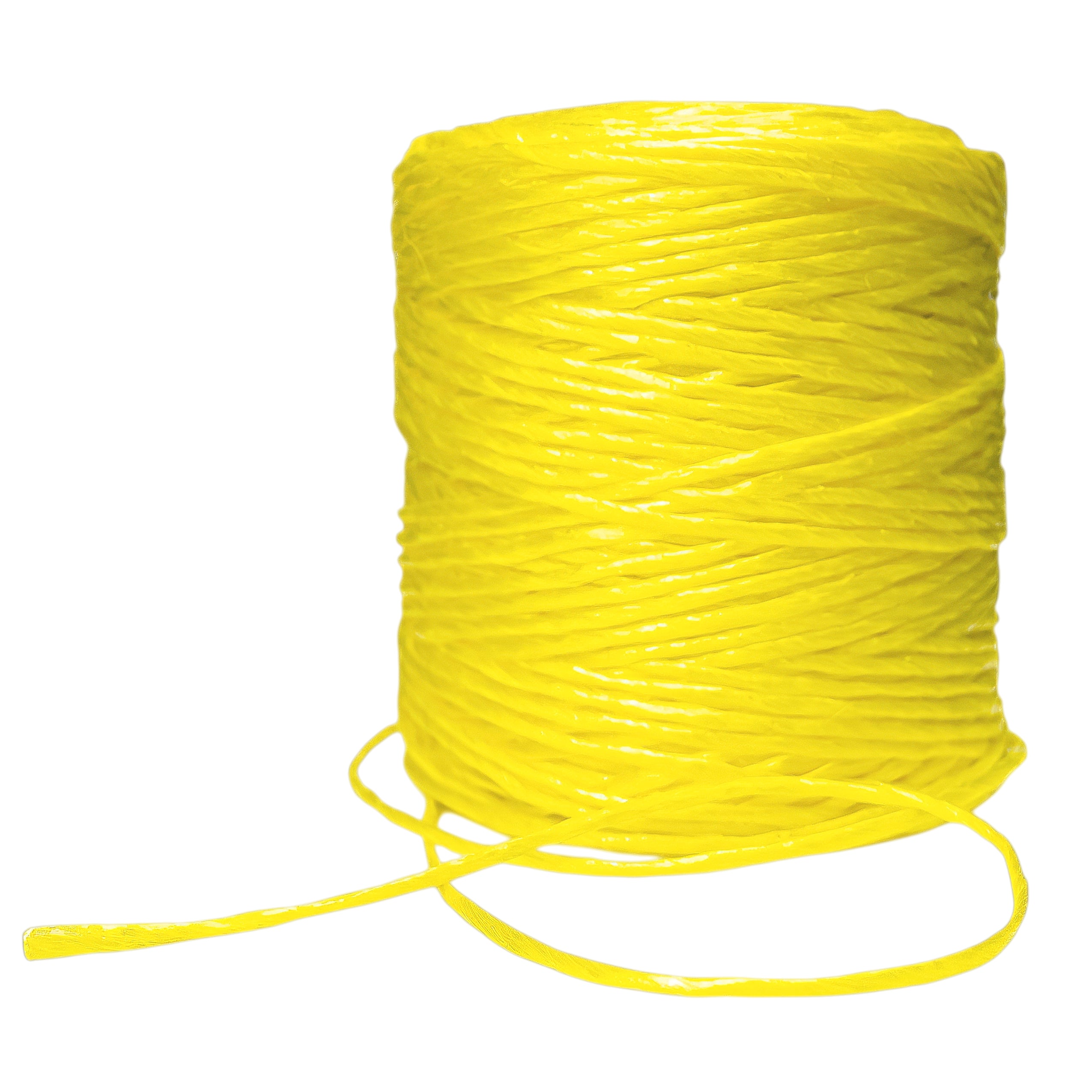 Rafia Fibrilada Cal. 2 Gr En Rollo De 500 Gr Color Amarillo