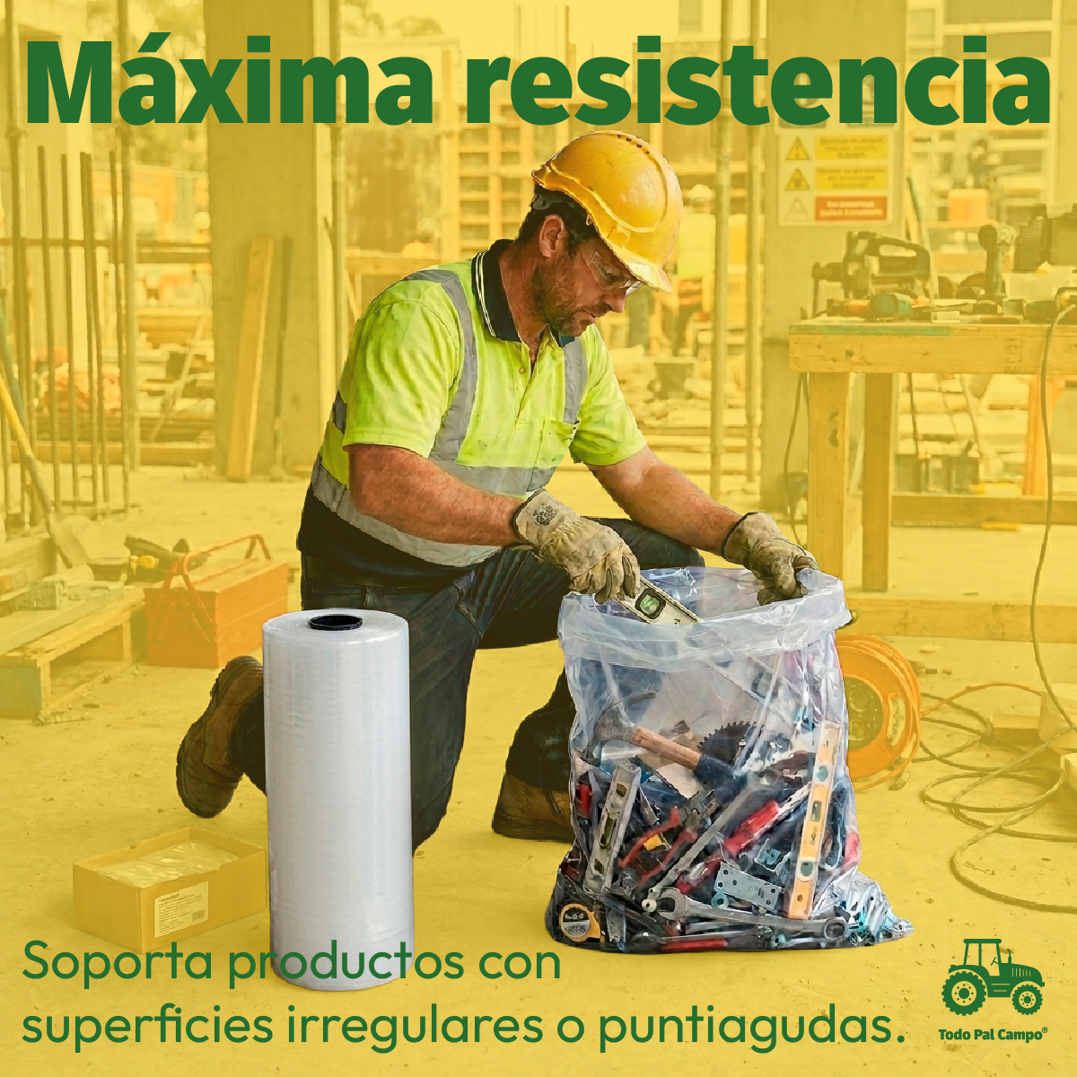 Bolsas En Rollo 60x90 Alta Capacidad De Uso Rudo Cal 80