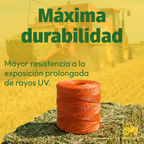 1 Pz Rafia Naranja Uv Fibrilada Cal. 2 Gr Bobina Con 2.5kg